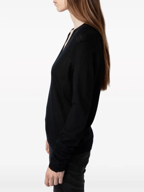 Zadig&Voltaire Rivy カシミアセーター | ブラック | FARFETCH JP