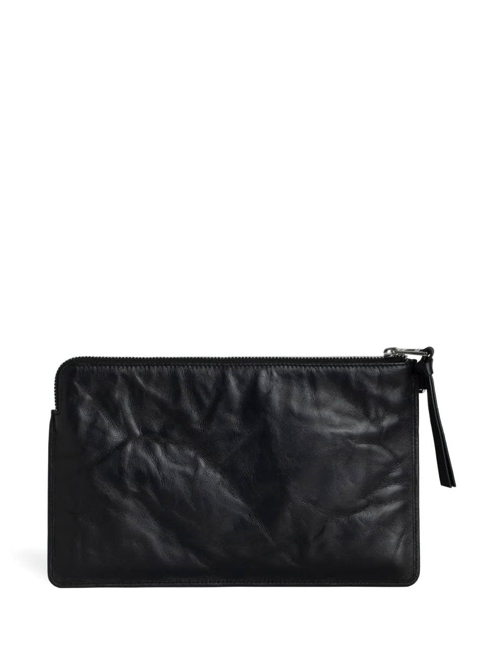 Zadig&Voltaire Angel Wings leren clutch Zwart