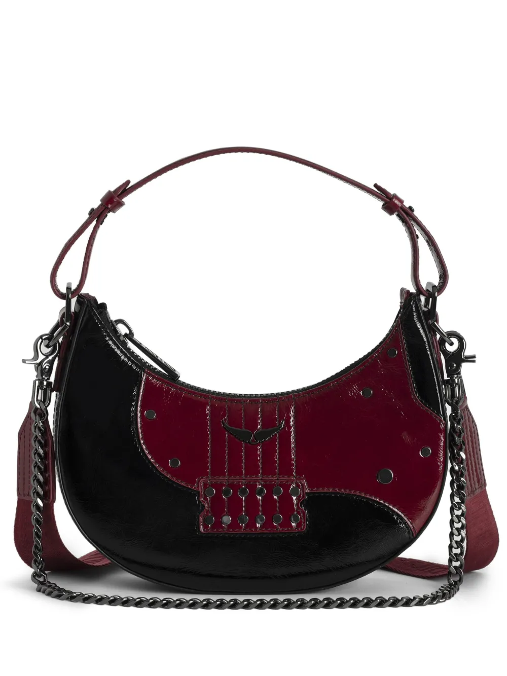 Zadig&Voltaire Moonrock leren shopper Zwart