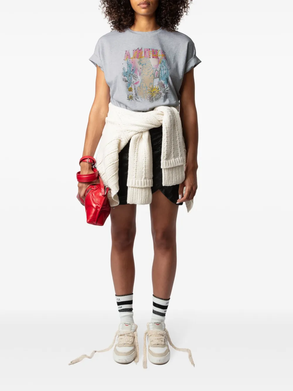 Zadig&Voltaire Tommer T-shirt - Grijs