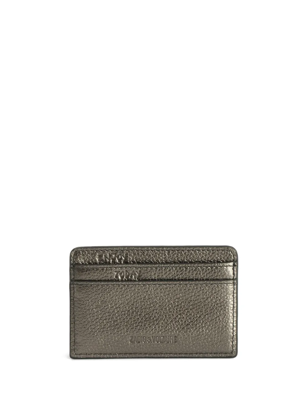 Zadig&Voltaire ZV leather wallter - Zilver
