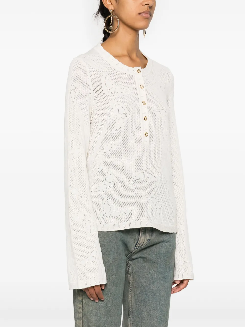 Zadig&Voltaire Salmyr Wings katoenen trui Beige