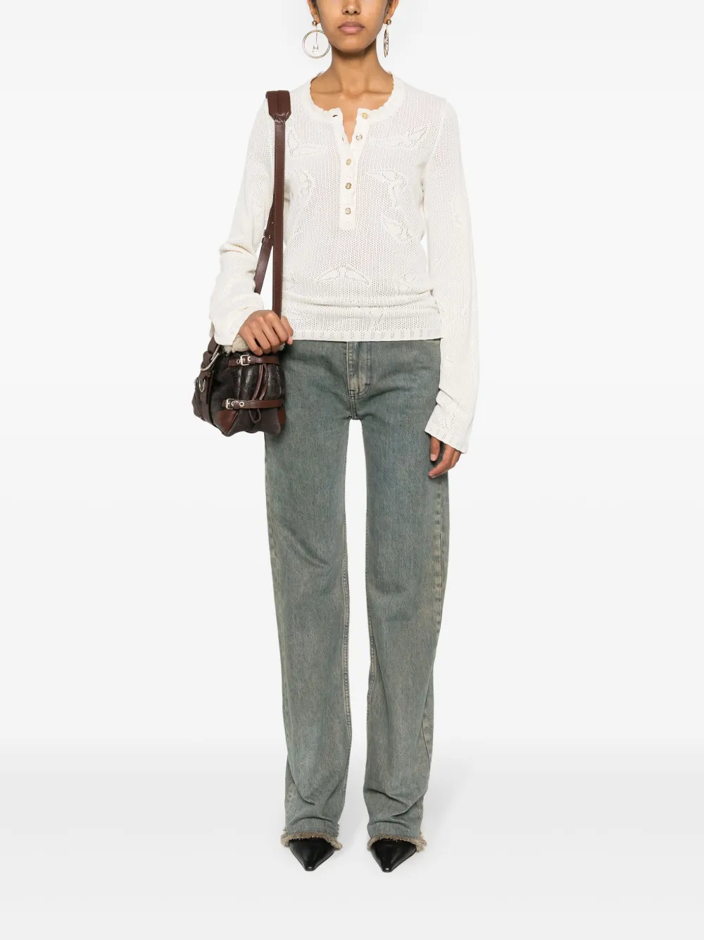 Zadig&Voltaire Salmyr Wings cotton jumper - Beige
