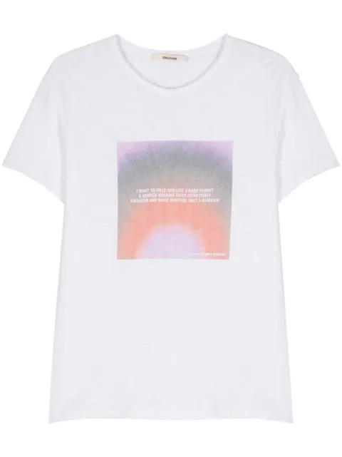 Zadig&Voltaire x Greta Bellamacina Toby photoprint T-shirt