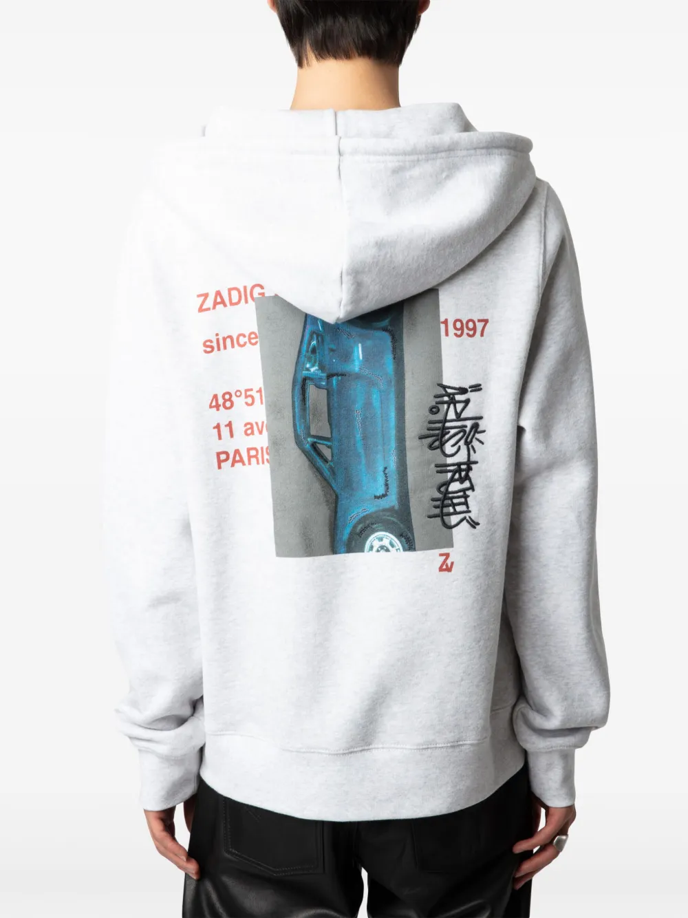 Zadig&Voltaire Soda hoodie Grijs