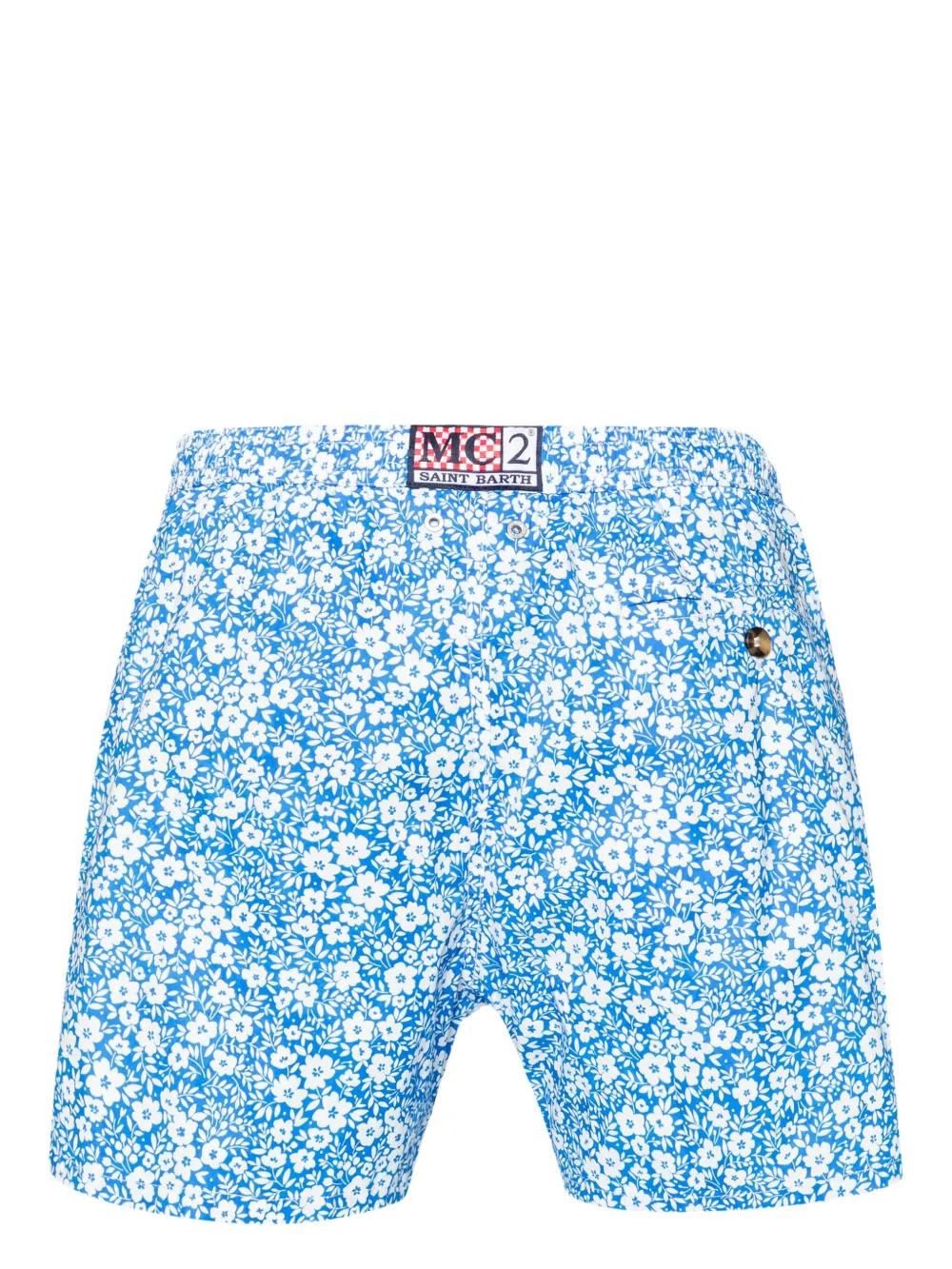 Shop Mc2 Saint Barth Comfort Light Swim Shorts In Blue