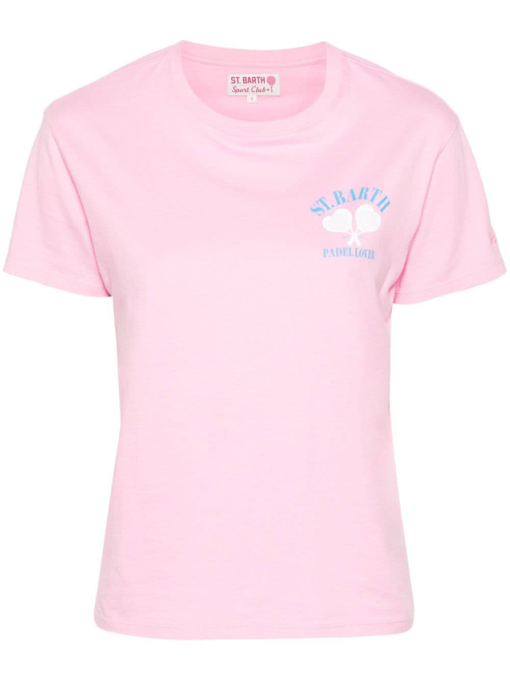 MC2 Saint Barth Emilie logo-print T-shirt Roze