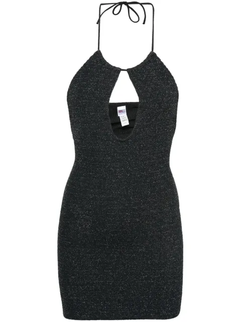 MC2 Saint Barth Palmer lurex mini dress
