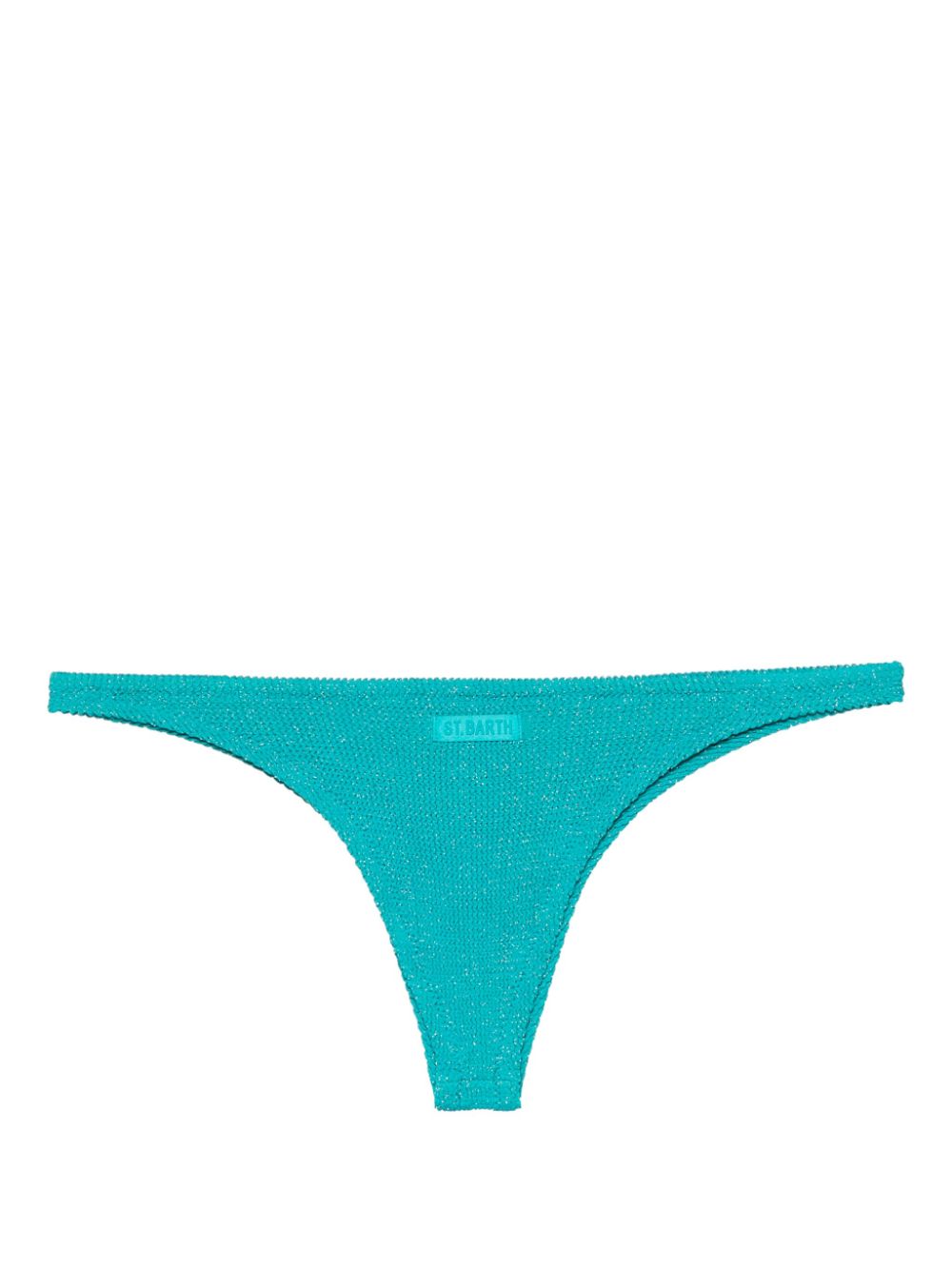 MC2 Saint Barth Naomi shirred bikini bottom - Blauw