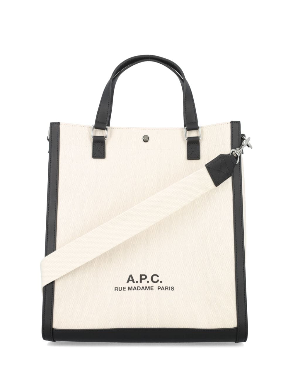 Apc Camille 2.0 Canvas Tote Bag In White