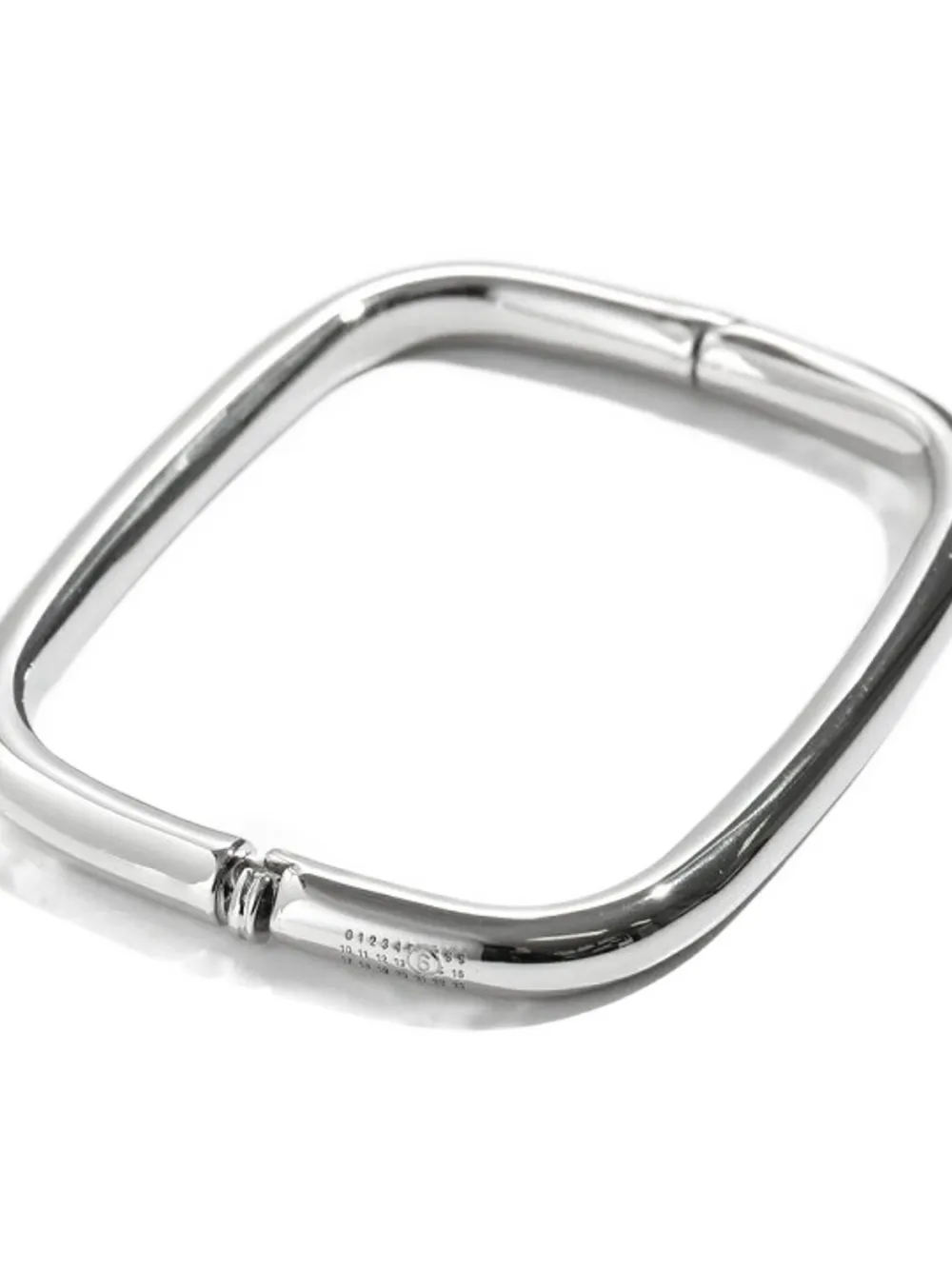 MM6 Maison Margiela square bracelet - Zilver