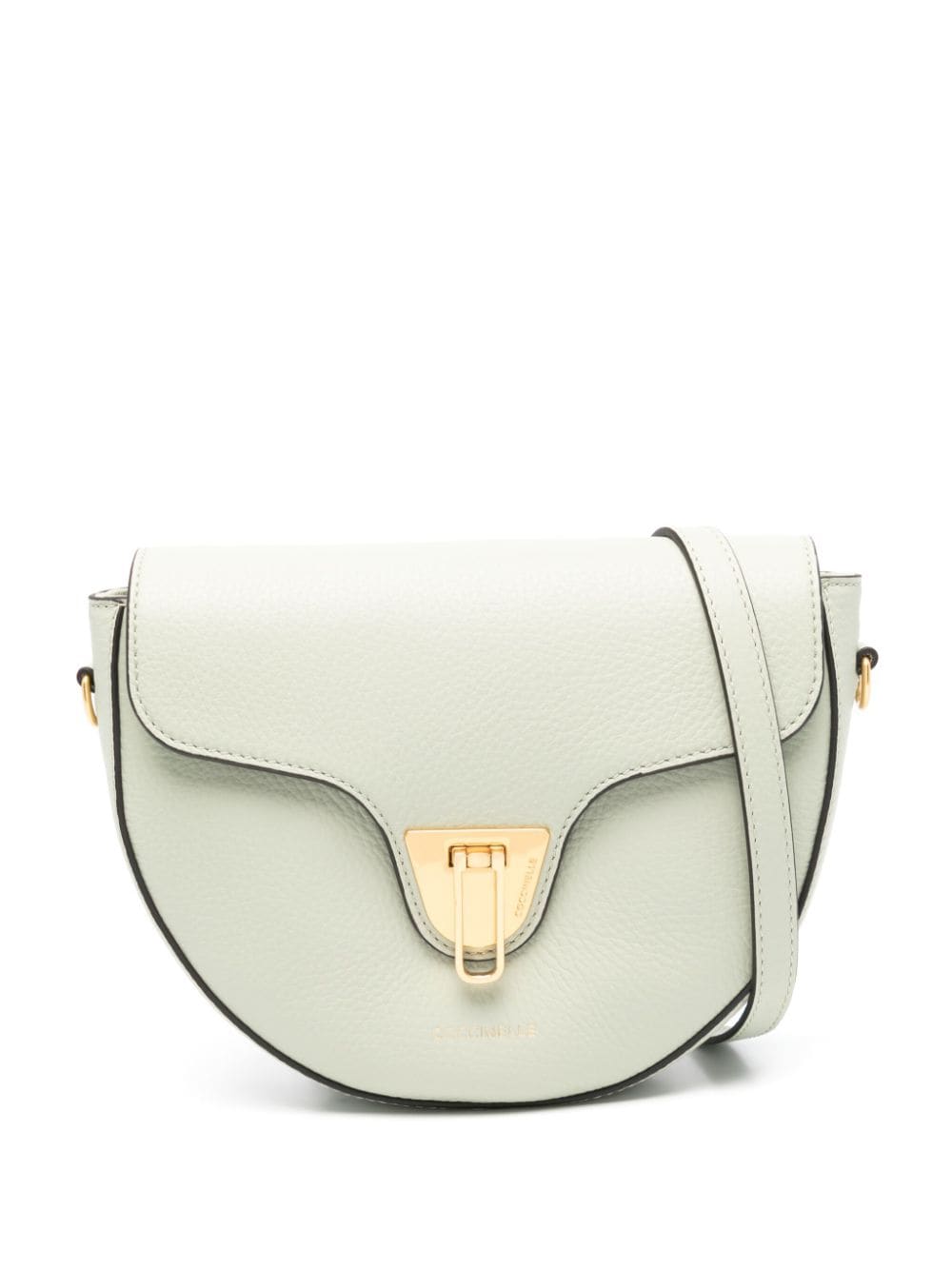Coccinelle Leather Cross Body Bag In Green