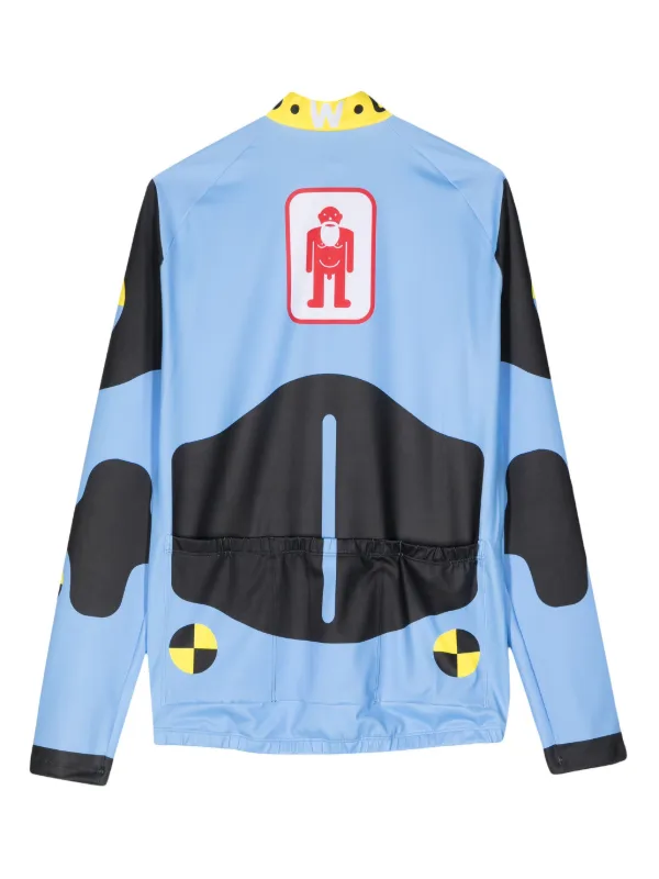 Walter Van Beirendonck Dummy サイクリングトップ | ブルー