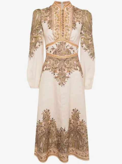 ZIMMERMANN Natura midi dress
