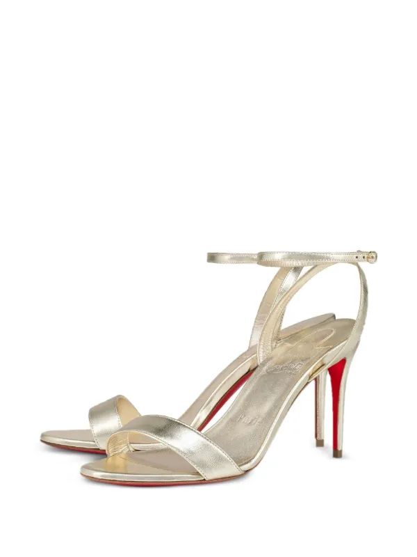 Christian Louboutin Loubigirl 85mm サンダル | シルバートーン 