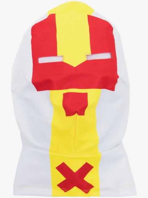 Walter Van Beirendonck graphic-print face mask