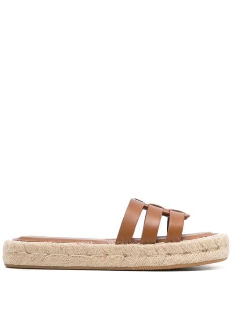 Tommy Hilfiger Espadrille de couro