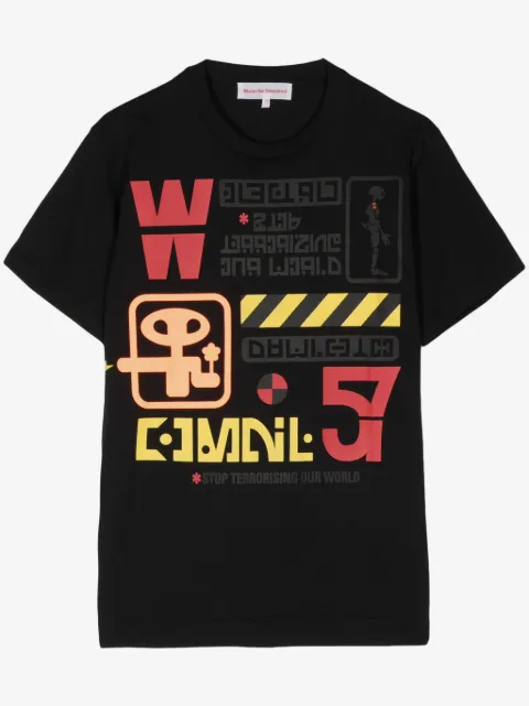 Walter Van Beirendonck Electric cotton T-shirt