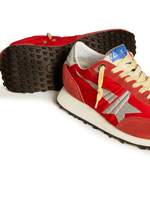 【関税&送料込】Golden Goose Marathon Sneaker Golden Goose Running Marathon laminated-leather Sneakers