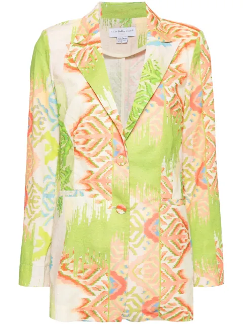 NEVER FULLY DRESSED graphic-print blazer