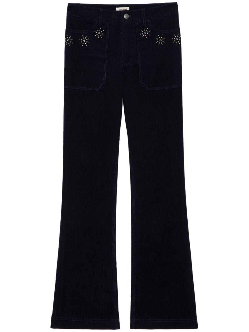 Shop Zadig & Voltaire Pista Corduroy Pants In Blue