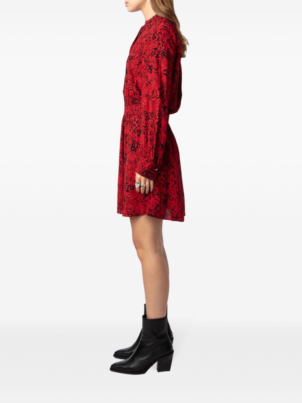 Shop Zadig & Voltaire Refla Minidress In Red