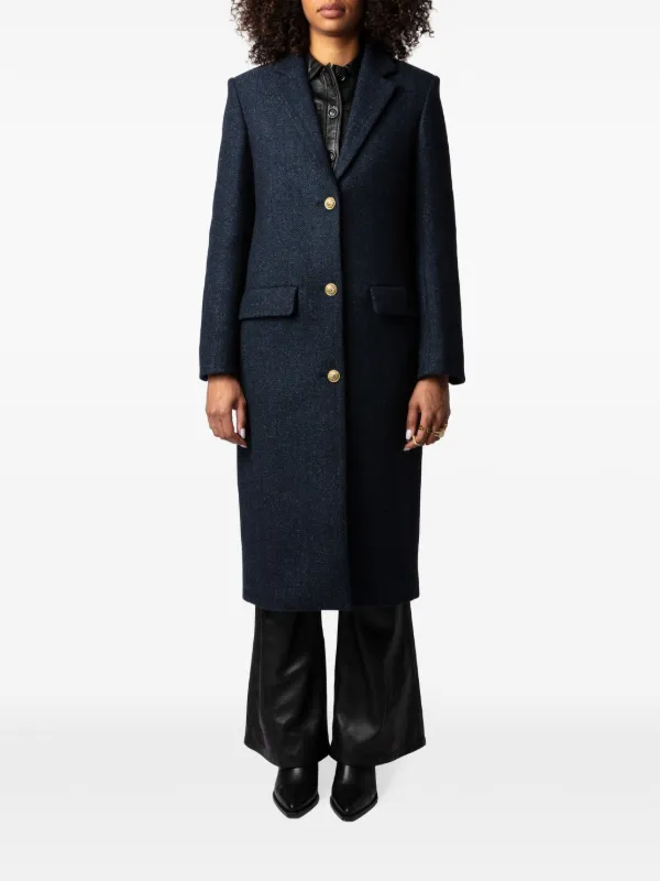 Zadig&Voltaire Mio コート | ブルー | FARFETCH JP