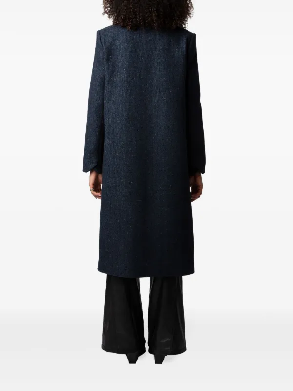 Zadig&Voltaire Mio コート | ブルー | FARFETCH JP