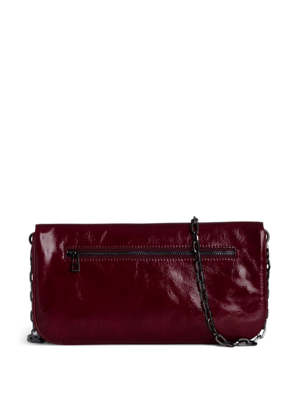 Shop Zadig & Voltaire Rock Clutch Bag In Red