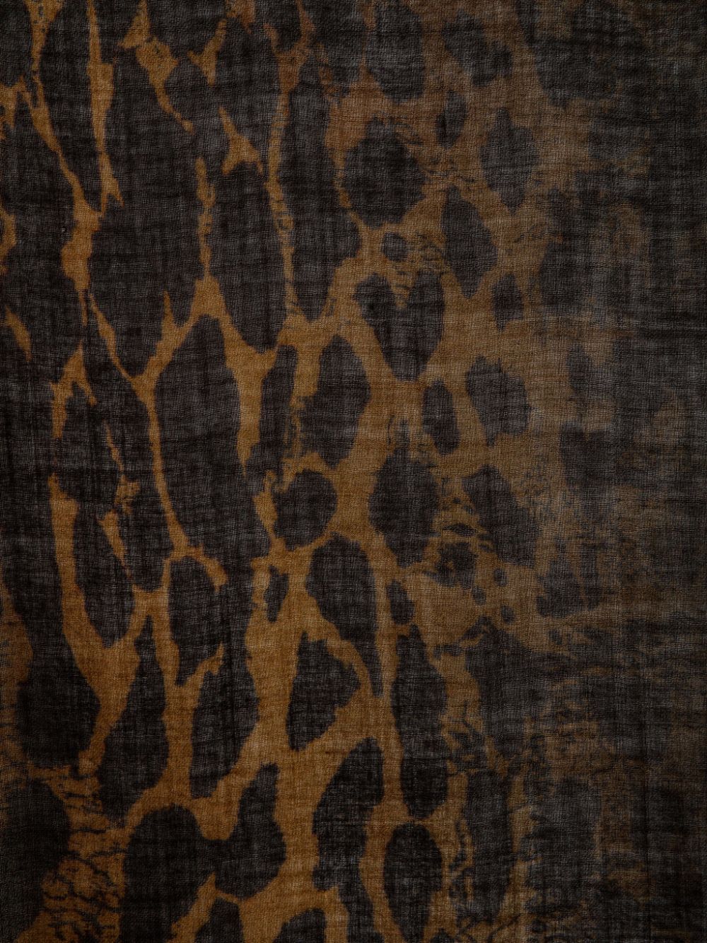 Zadig&Voltaire leopard-print scarf - Zwart