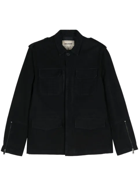 Zadig&Voltaire Keegan Moleskine cotton jacket