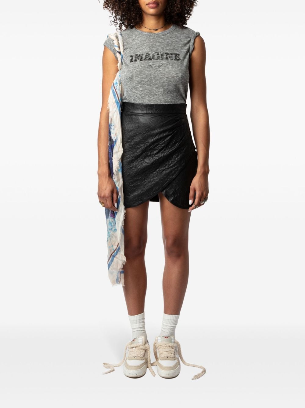 Zadig&Voltaire Wolop Imagine T-shirt - Grijs