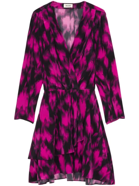 Zadig&Voltaire Rogers silk mini dress 