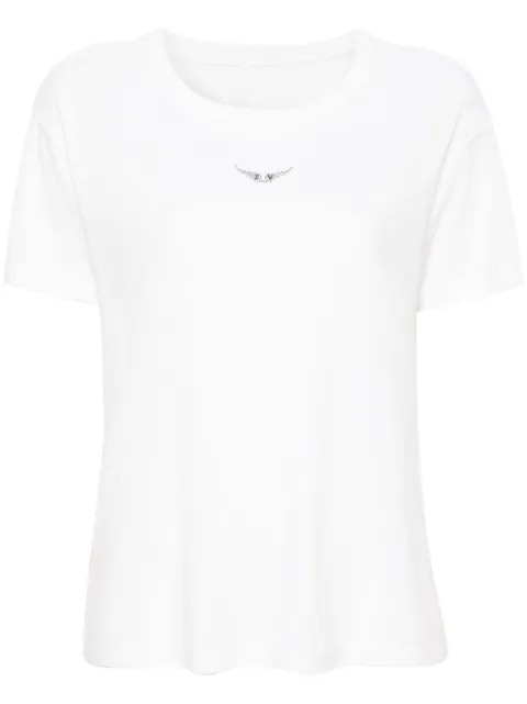 Zadig&Voltaire Marta wings-appliqué T-shirt