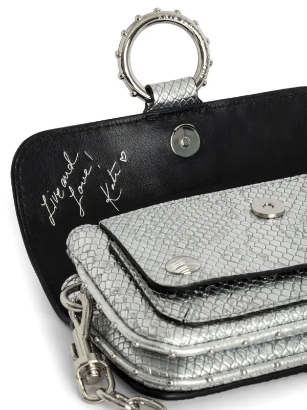 Zadig&Voltaire Kate Mini Bag | Silver | FARFETCH