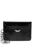Zadig&Voltaire Sunny Pass leather card holder - Black