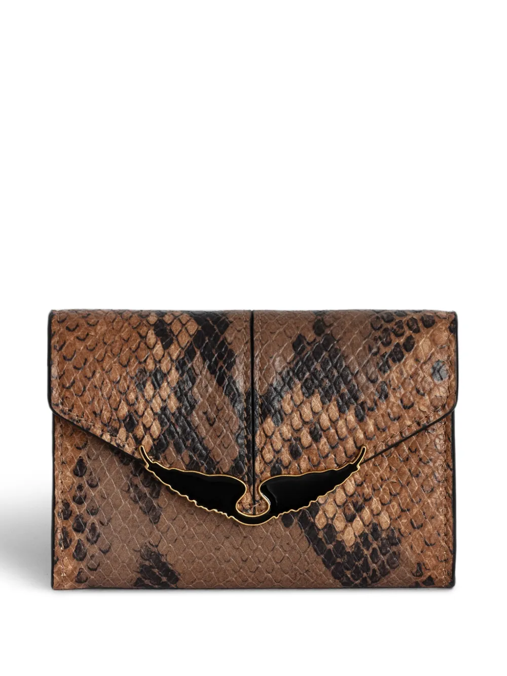 Zadig&Voltaire Borderline kleine portemonnee Bruin
