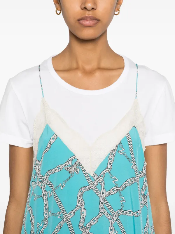 Zadig&Voltaire Ristyl logo-print Maxi Dress | Blue | FARFETCH