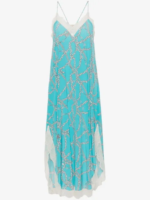 Zadig&Voltaire Ristyl logo-print maxi dress