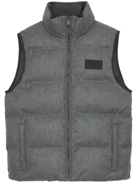 Zadig&Voltaire chaleco capitonado con diseño reversible