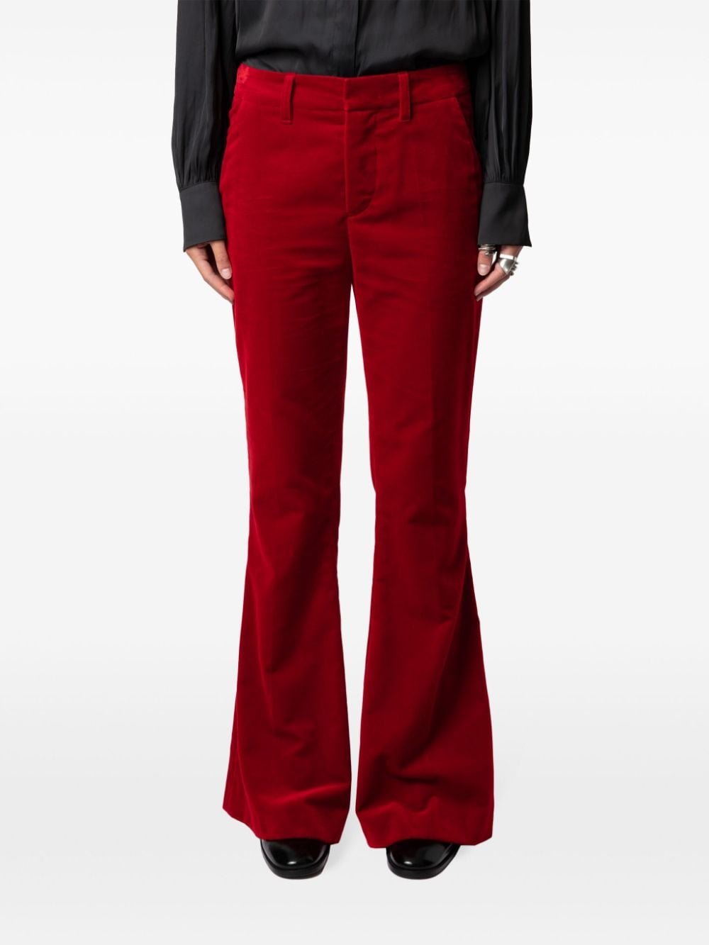 Shop Zadig & Voltaire Prevy Trousers In Rot