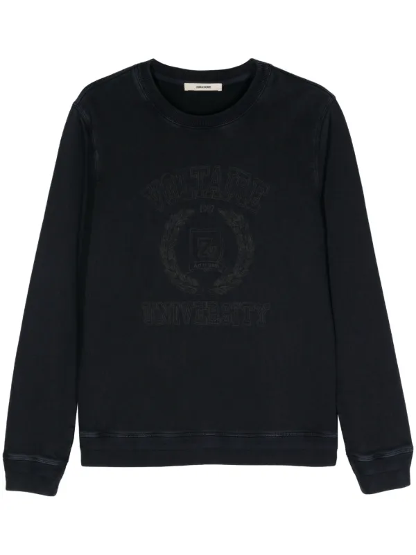 ZADIG & VOLTAIRE｜Steeve Sweatshirt メンズ スウェットシャツ Zadig&Voltaire Stony ロゴ スウェットシャツ | ブルー