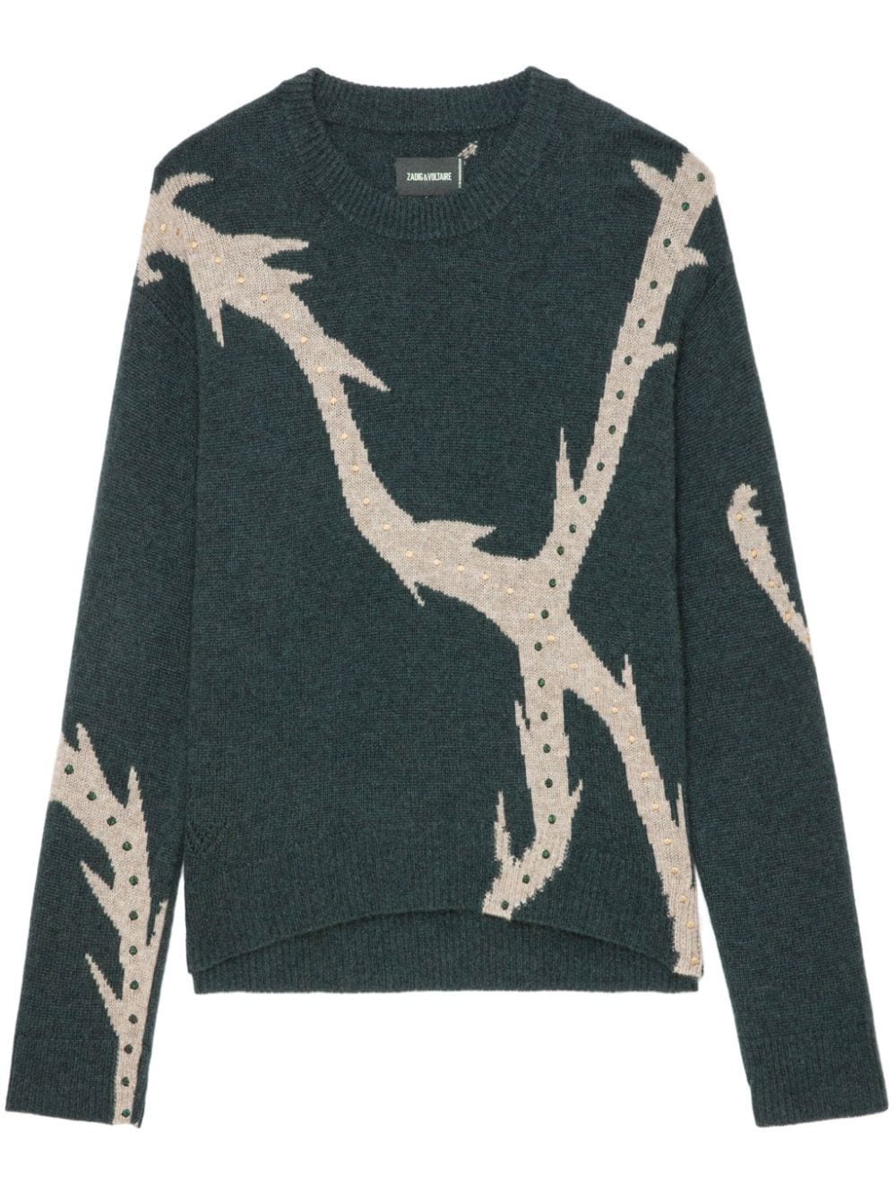 Shop Zadig & Voltaire Markus Jumper In Green