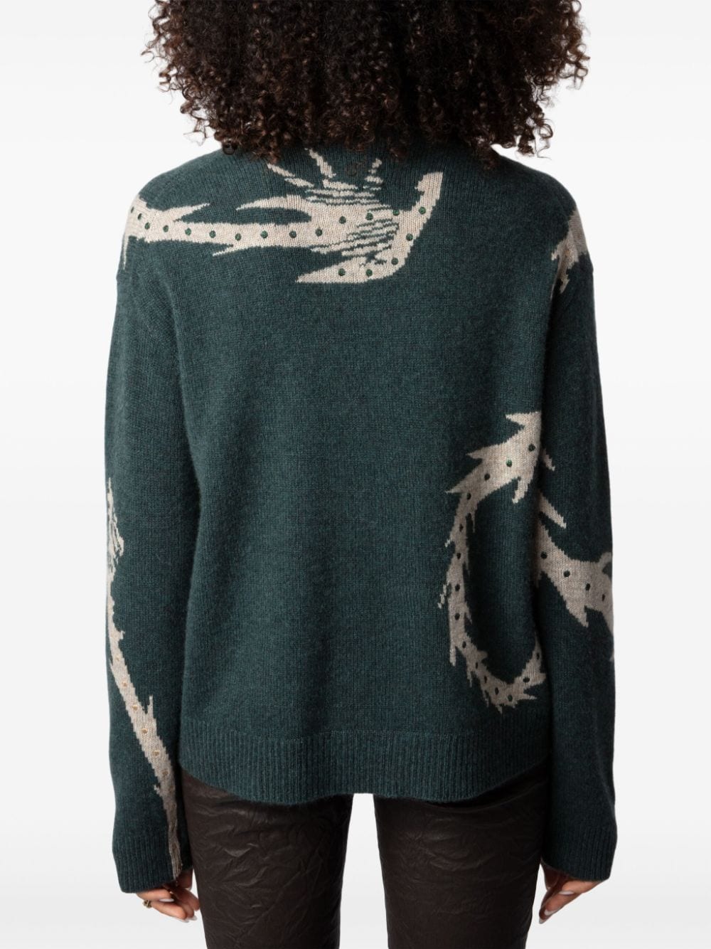 Shop Zadig & Voltaire Markus Jumper In Green