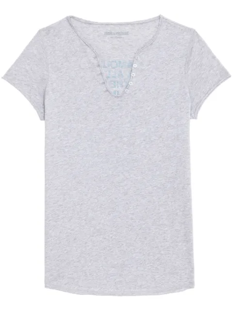 Zadig&Voltaire graphic-print cotton T-shirt