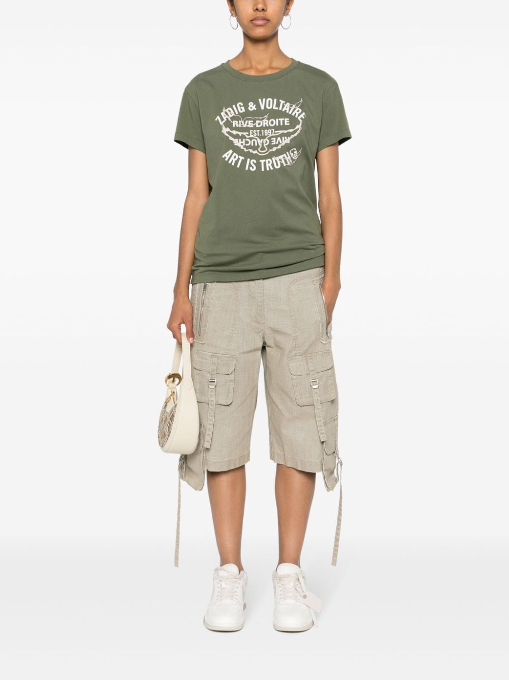 Zadig&Voltaire Katoenen T-shirt - Groen