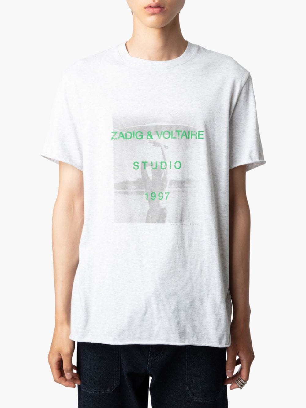 Zadig&Voltaire T-shirt met fotoprint Wit