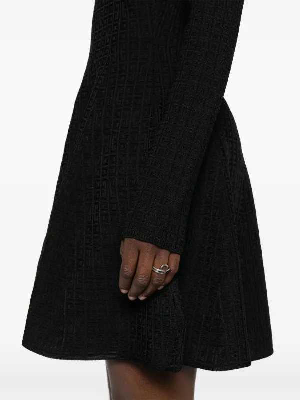 GIVENCHY ブラック MIDI ミニドレス Sliced mid-length dress in - black | Givenchy US