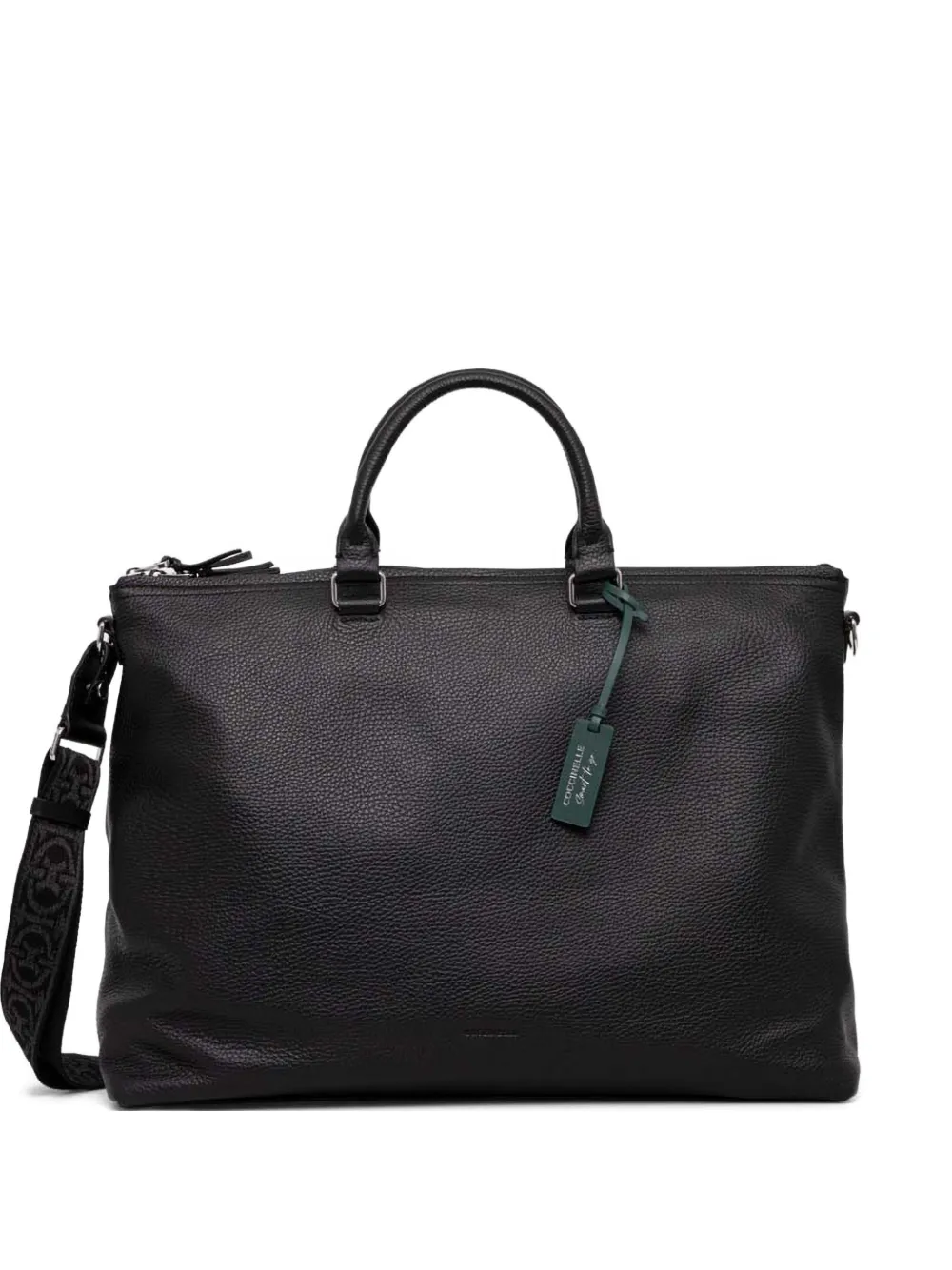 Coccinelle leather holdall bag - Nero