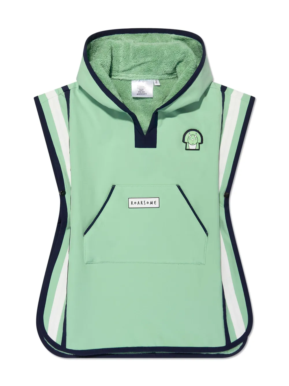 Roarsome sleeveless spike poncho | Green | Image 1